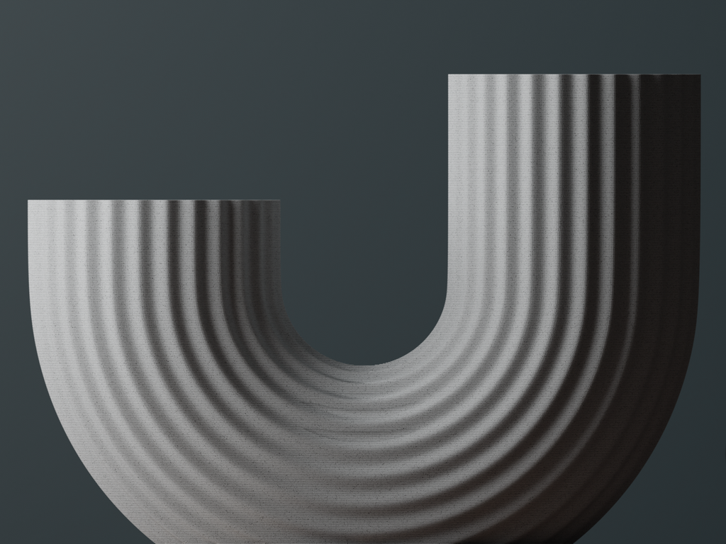 Modern Minimalist 3D Printed Vase | Marble Finish Decorative Flower Vase | Contemporary Home Decor