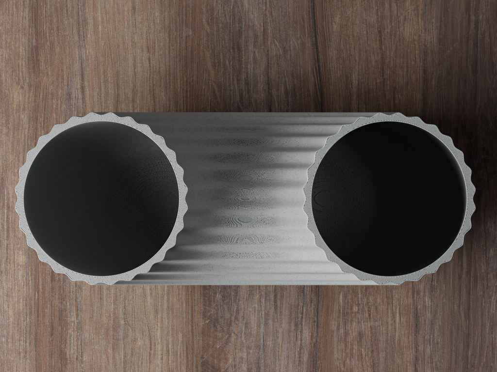 Modern Minimalist 3D Printed Vase | Marble Finish Decorative Flower Vase | Contemporary Home Decor
